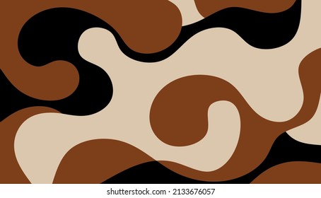 Abstract wave lines pattern. Vector Illustration.