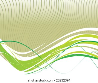 Abstract wave lines. Vector illustration