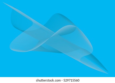 abstract wave lines wavy, for brochure and website design on blue background. vector illustration eps10