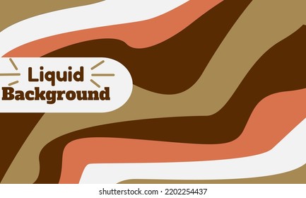 Abstract wave liquid chocolates color background. with splash, dripping, and melted.  vector illustration