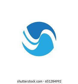 abstract wave logo