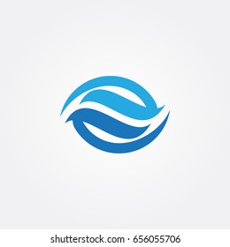 abstract wave logo