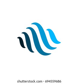 abstract wave logo