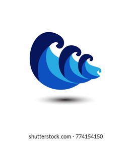 abstract wave logo