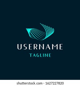 abstract wave logo design inspiration . sound wave logo design . light wave logo . colorful lines icon design template