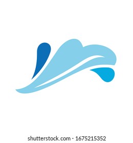 Abstract Wave Logo Design Template