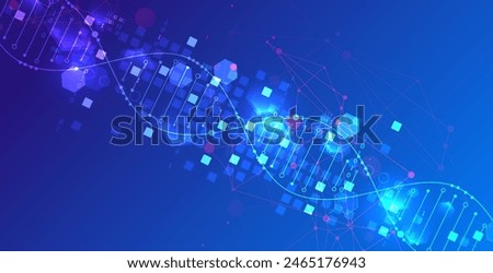 The abstract wave is made in a frame style in a bright gradient color. Template for science and technology presentation. Vector