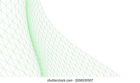 forma de malla de onda abstracta forma de fondo geométrico vector traza 3d