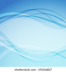 Abstract wave modern transparent background. Vector illustration