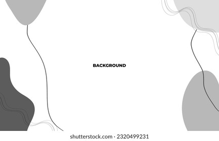 Abstract wave modern white and gray color technology background vector design Illustration for wallpaper, template, web, banner, page layout, landing page, presentation, and etc. 