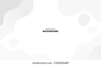 Abstract wave modern white and gray color technology background vector design Illustration for wallpaper, template, web, banner, page layout, landing page, presentation, and etc. 
