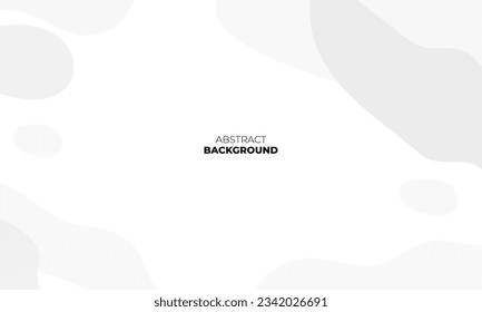 Abstract wave modern white and gray color technology background vector design Illustration for wallpaper, template, web, banner, page layout, landing page, presentation, and etc. 