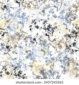  Abstract wave moving dots flow particles, hi-tech and big data background design for brochures, flyers. Dots pop art comics sport style vector illustration modern grunge dark blue