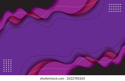 Abstract Wave Multiple Color Background