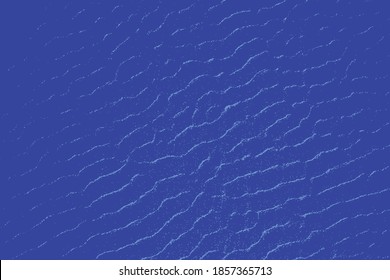 Abstract wave ocean marks texture medium blue color texture on white color background.