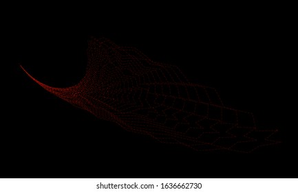 abstract wave on background. vector illustration. eps 10