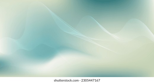 Abstract wave on gradient color background. vector eps.10