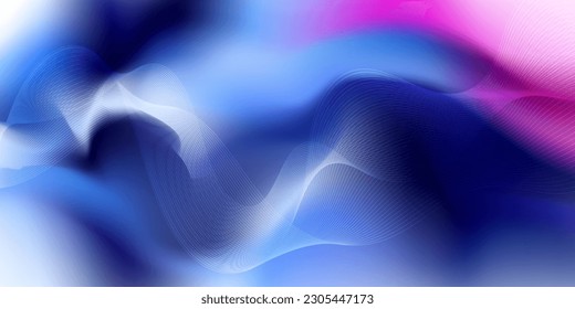 Ola abstracta sobre el fondo de color del degradado. eps vectoriales.10