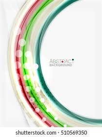 Abstract wave on white, background template