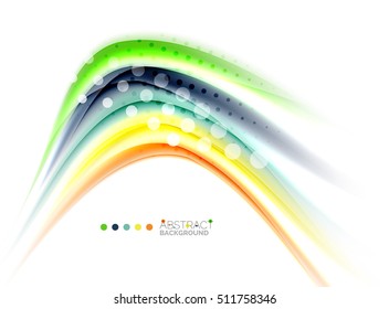 Abstrakte Welle auf Weiß, Hintergrund-Vorlage