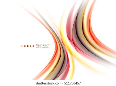 Abstrakte Welle auf Weiß, Hintergrund-Vorlage