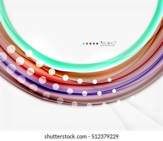 Onda abstracta en blanco, plantilla de fondo