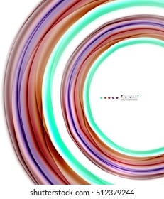 Abstract wave on white, background template