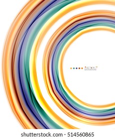 Abstract wave on white, background template