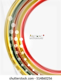 Abstract wave on white, background template