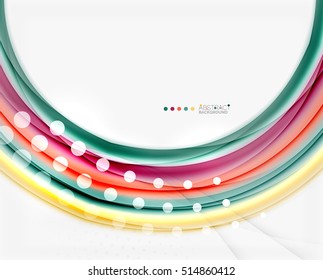 Abstract wave on white, background template