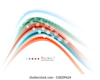 Abstract wave on white, background template