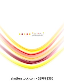 Abstract wave on white, background template
