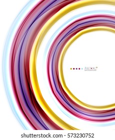 Abstract wave on white, background template