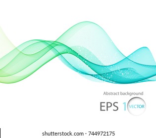 Abstract wave on a white background