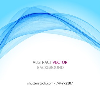 Abstract wave on a white background