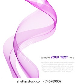 Abstract wave on a white background
