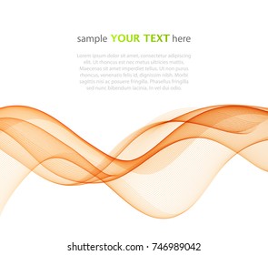 Abstract wave on a white background