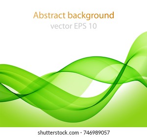 Abstract wave on a white background