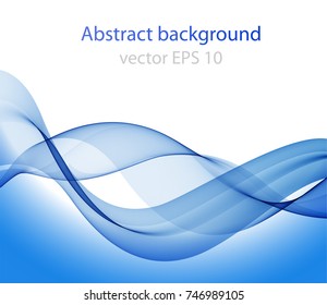 Abstract wave on a white background