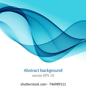 Abstract wave on a white background