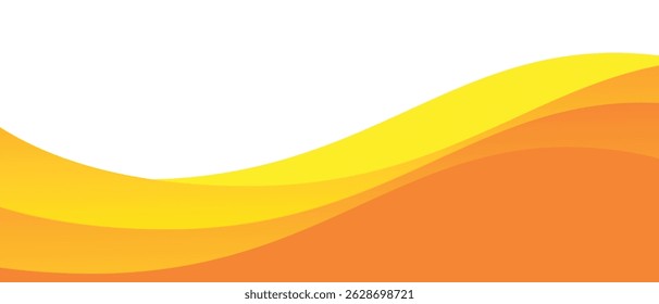 papel de parede de fundo laranja onda abstrata