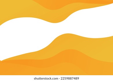 Abstract wave orange color banner background