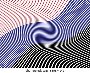 Abstract Wave Overlay Texture For Your Design. Vector.