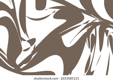 Abstrato onda pintura-como fundo com cor taupe quente