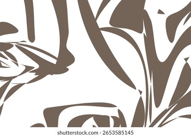 Abstract wave paint-like background with warm taupe color