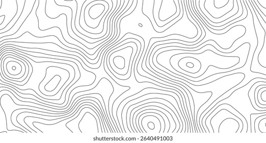 Abstract wave paper curved reliefs background .gradient multicolor wave curve lines banner background design .topographic contours map background .Vector geographic contour map.