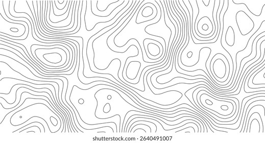Abstract wave paper curved reliefs background .gradient multicolor wave curve lines banner background design .topographic contours map background .Vector geographic contour map.