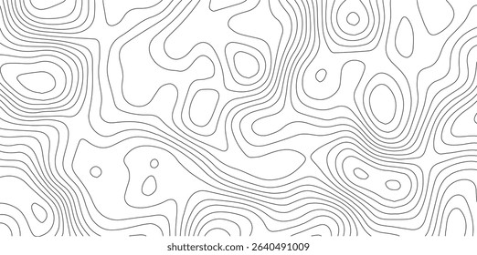 Abstract wave paper curved reliefs background .gradient multicolor wave curve lines banner background design .topographic contours map background .Vector geographic contour map.