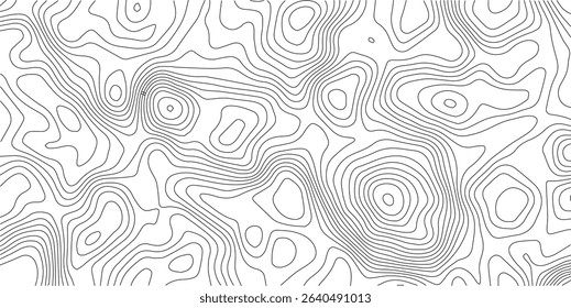 Abstract wave paper curved reliefs background .gradient multicolor wave curve lines banner background design .topographic contours map background .Vector geographic contour map.