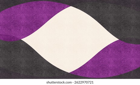 Partícula de onda abstrata do elemento de projeto no fundo. Conceito futurista da tecnologia. Curva roxa